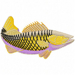 Fishes Embroidery Design 5 Fishes Embroidery Design 5